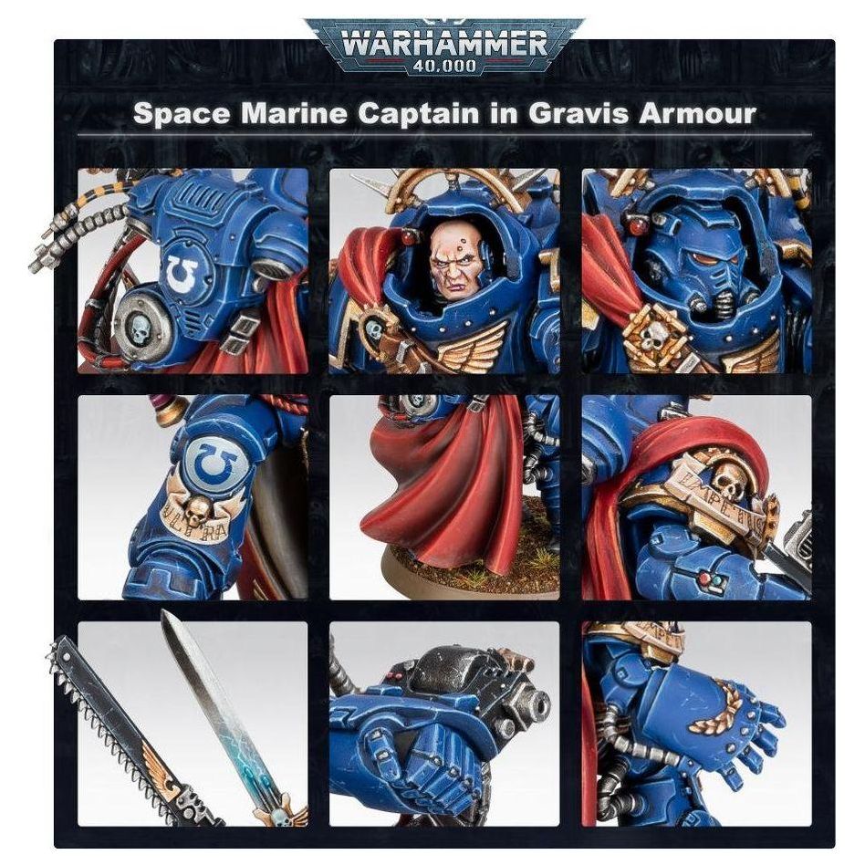 Space Marines: Captain in Gravis Armour