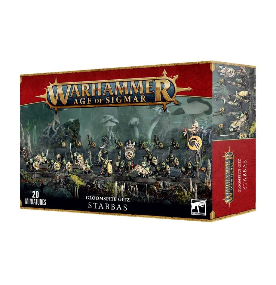 Warhammer Age of Sigmar: Gloomspite Gitz: Moonclan Stabbas Build Kit