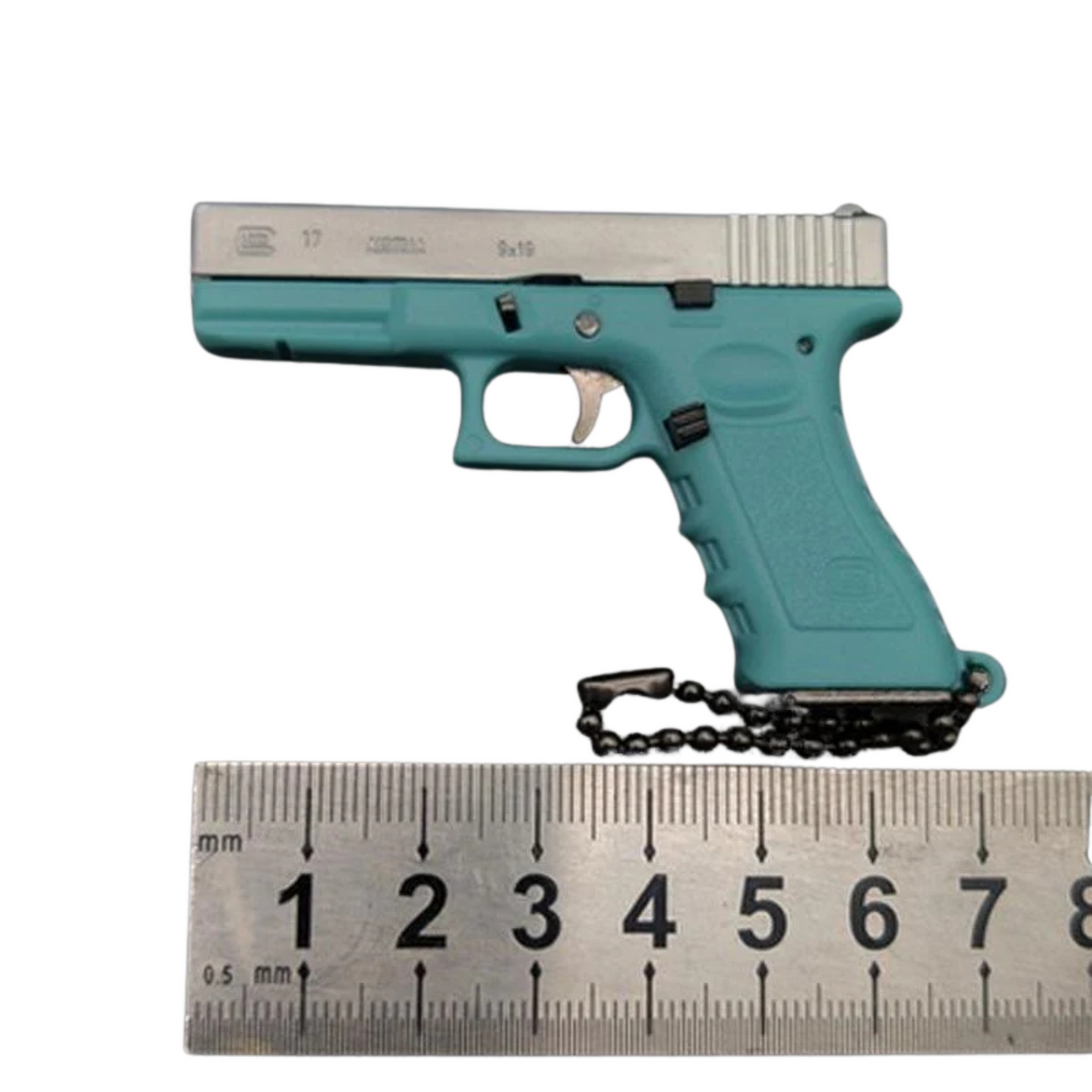 Mini G17 Keychain – Slide Action with Imitation Round