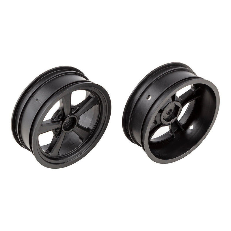 Team Associated DR10 Drag Front Rims- Black
