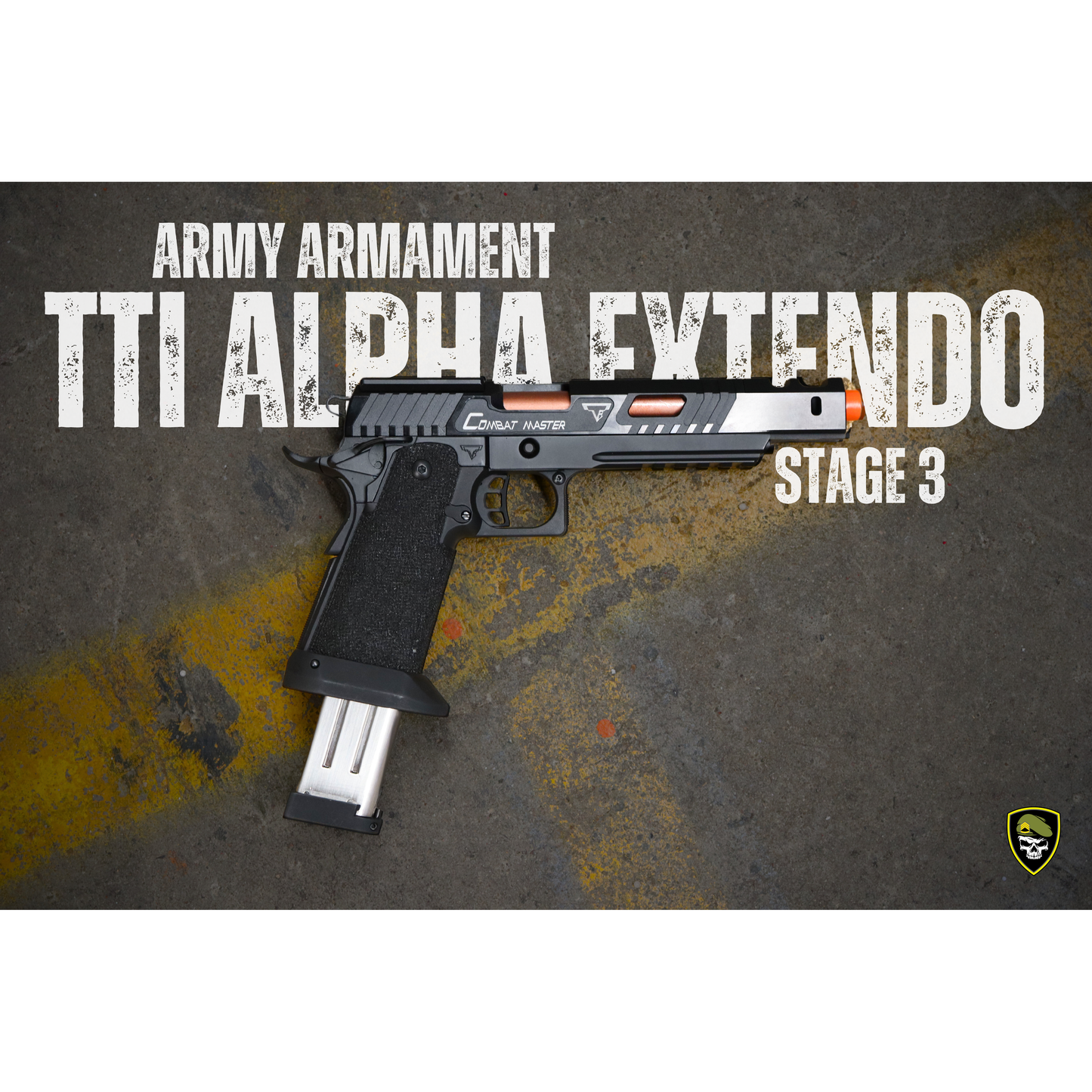 
                  
                    Army Armament Stage 3 (CNC SLIDE & PARTS) R601-3H TTI ALPHA EXTENDO MAG Gel Blaster
                  
                