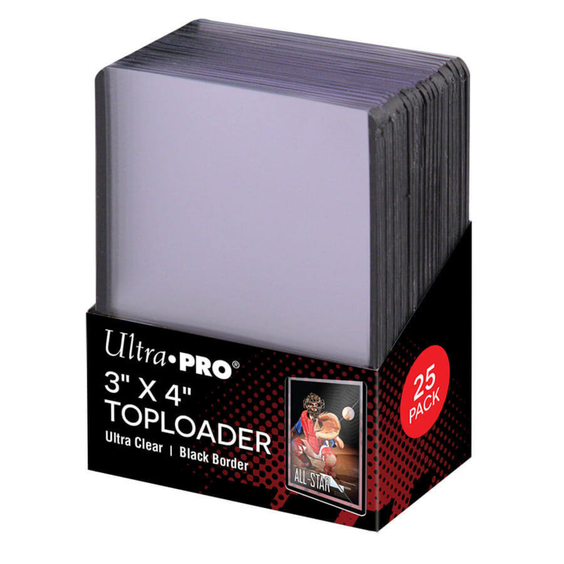 ULTRA PRO Toploader - 3 x 4 35pt Black Border