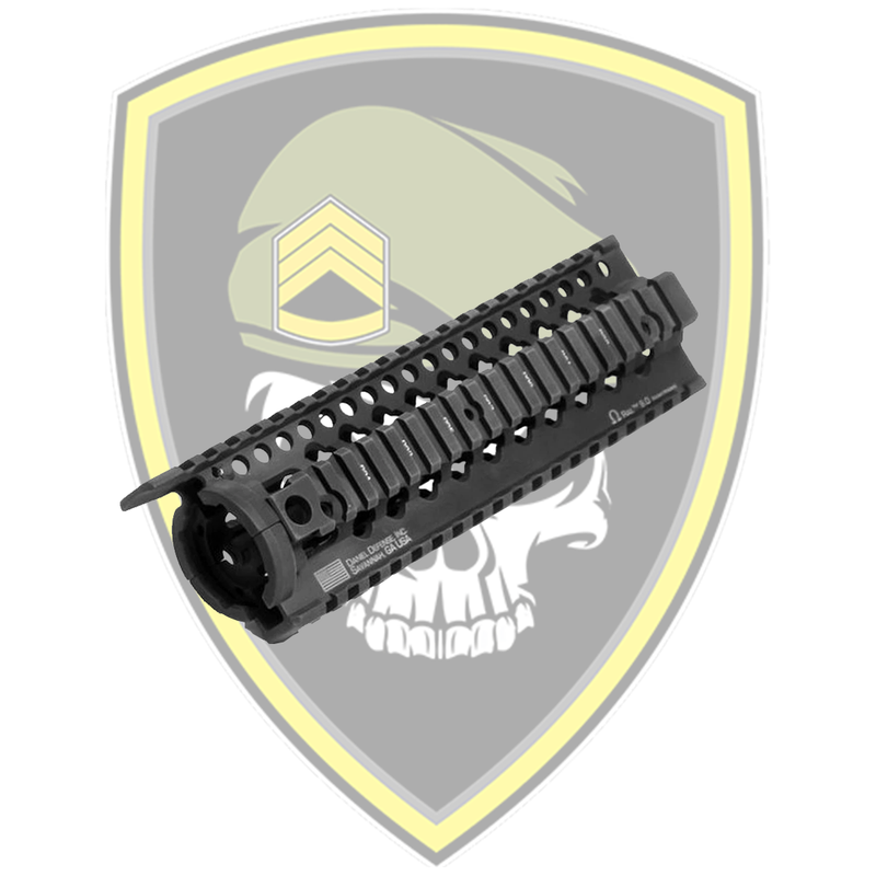 Black Daniel Defense Omega METAL QUAD RAIL HANDGUARD