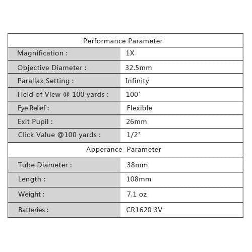 
                  
                    CL2-0082 Red Dot Scope
                  
                