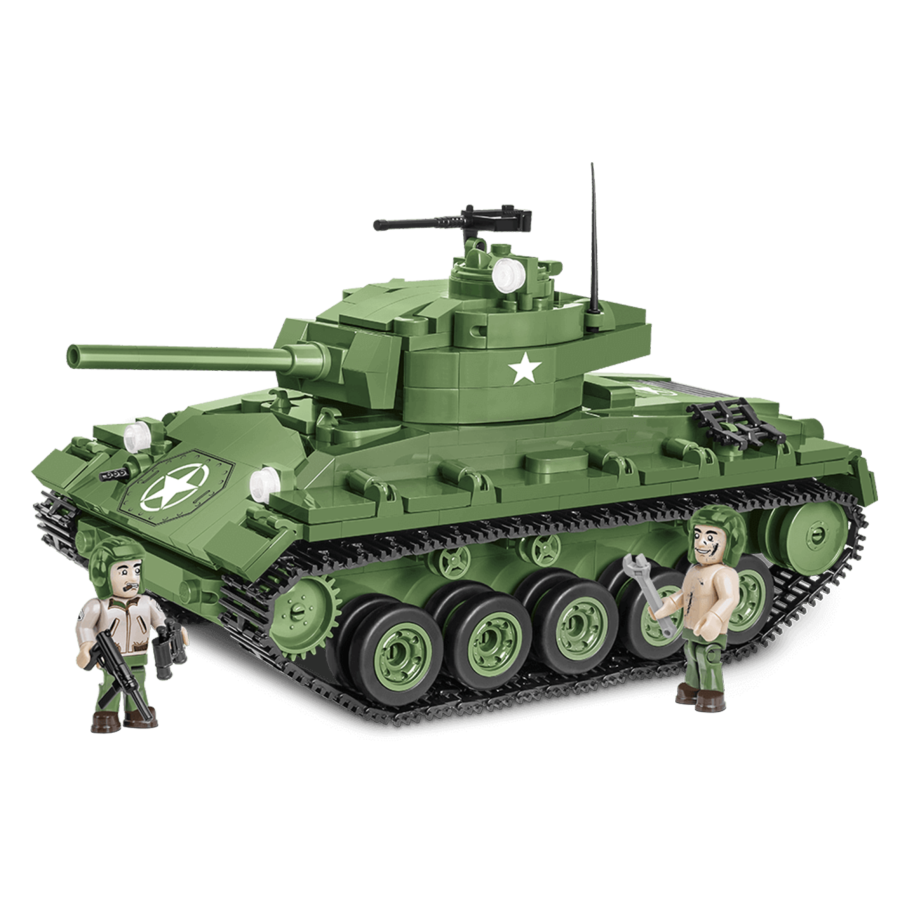 الحرب العالمية الثانية - M24 Chaffee Tank 588 قطعة 