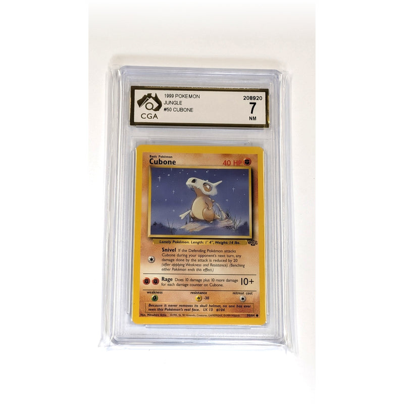 CGA Graded Pokemon Jungle Set (Unlimited) #50 Cubone - Graded 7