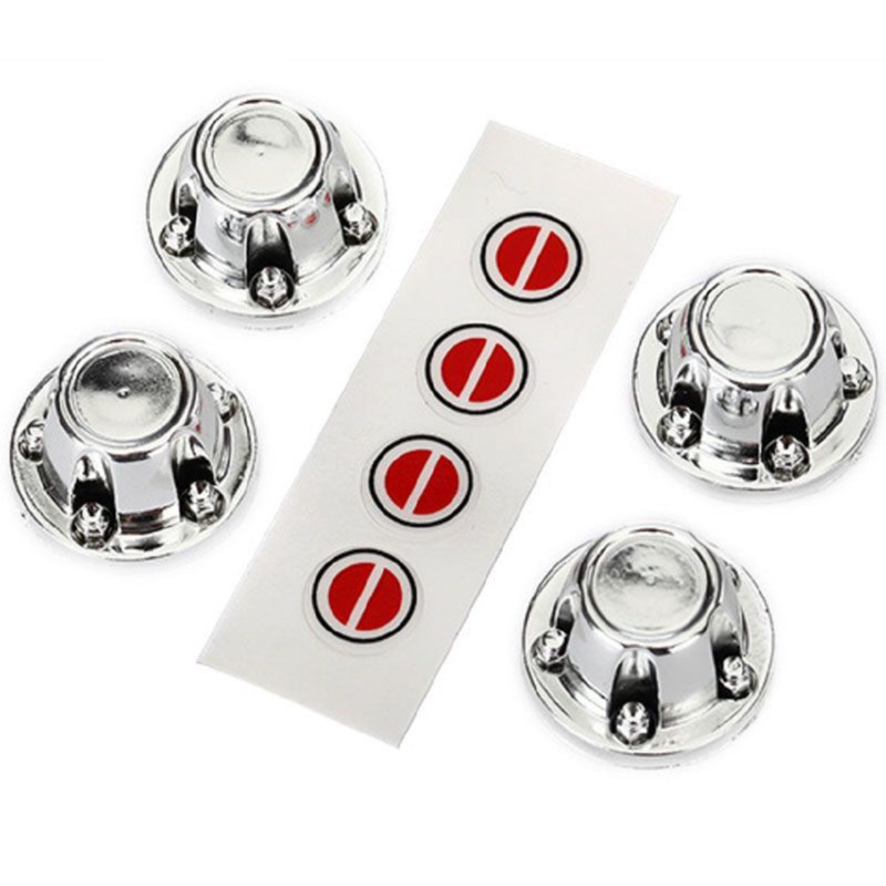 TRAXXAS CENTER CAPS WHEEL (CHROME) (4)