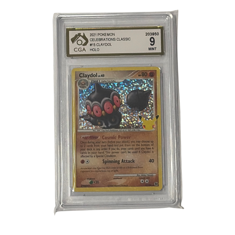 CGA Graded Pokemon Celebrations  #15 Claydol - Graded 9
