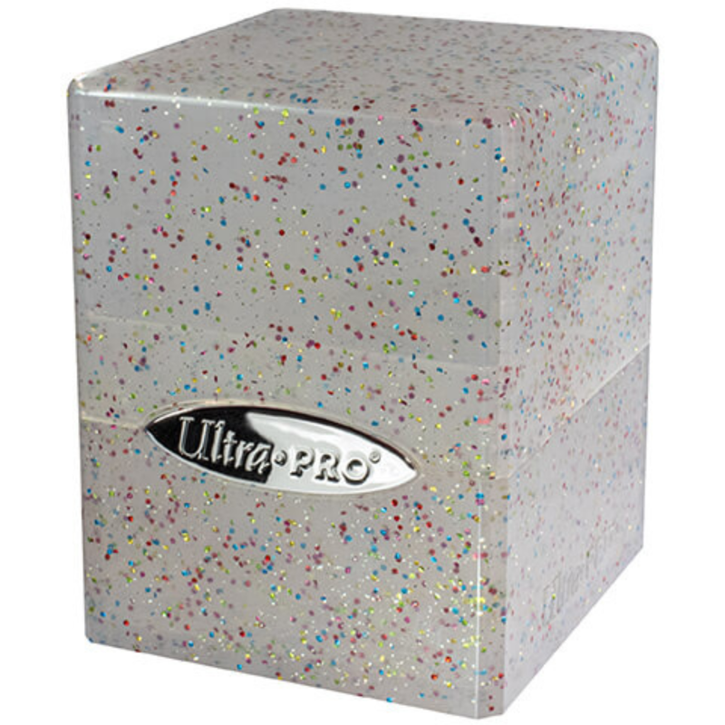 ULTRA PRO DECK BOX SATIN TOWER Glitter - Clear