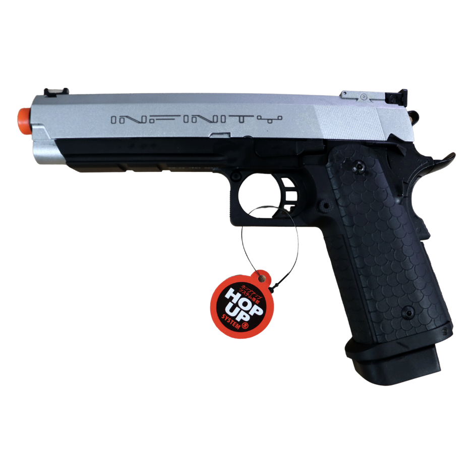 
                  
                    DOUBLE BELL HI-CAPA INFINITY 5.1 GBB GEL BLASTER PISTOL (SILVER)
                  
                