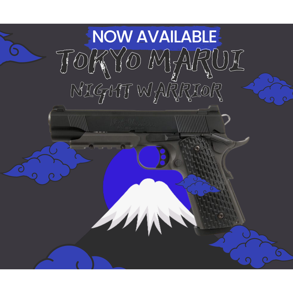 
                  
                    TOKYO MARUI 1911 Night Warrior GBB Gel Blaster Pistol
                  
                