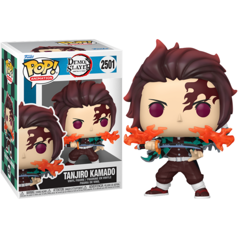 Demon Slayer: Infinity Castle - Tanjiro Kanado (Fire Breathing) Pop! Vinyl Figure