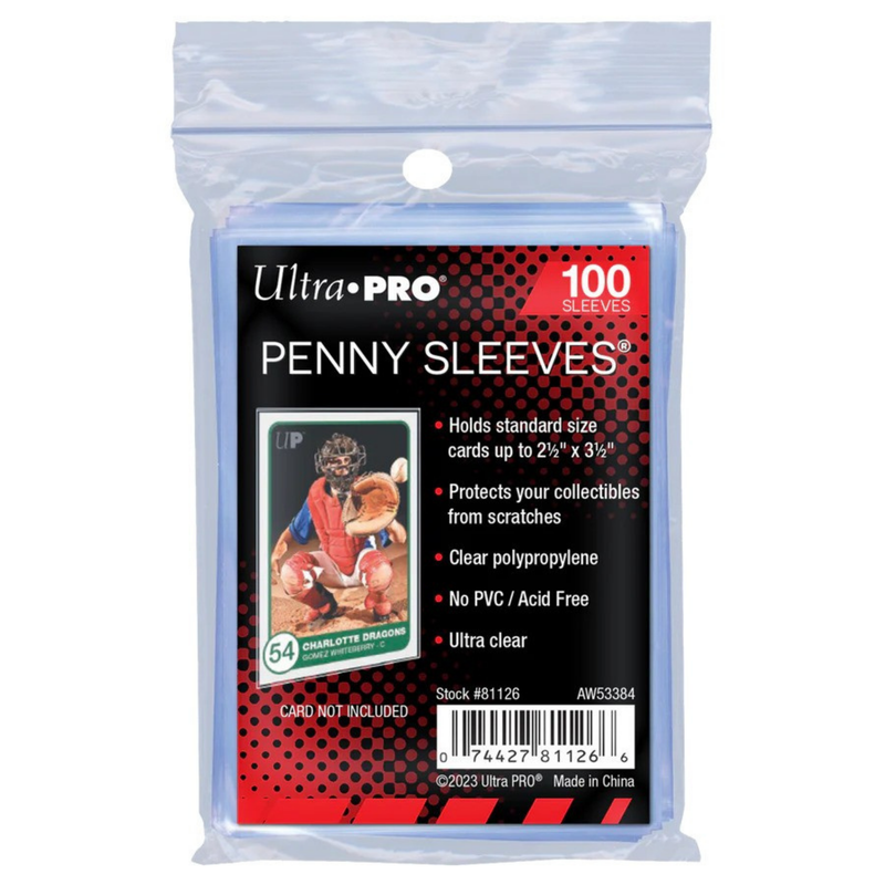 CARD SLEEVE - 2-1/2"X 3-1/2"Soft Card Sleeves (PK100)