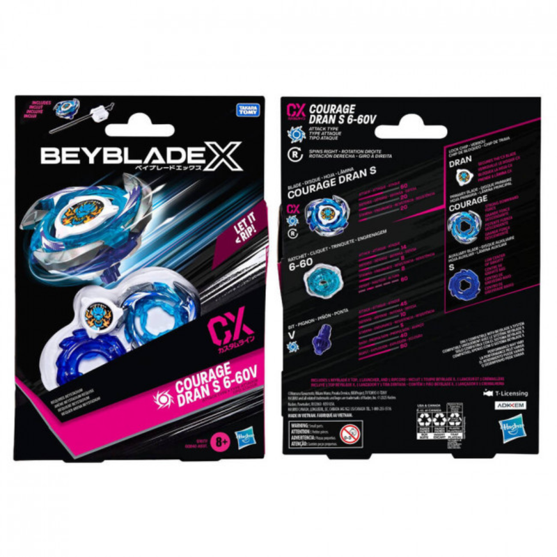Beyblade X Courage Dran S 6-60V CX Starter Pack