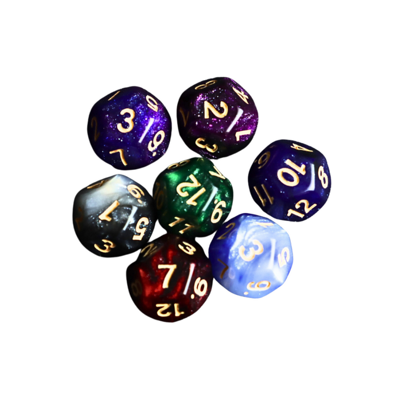 12 Sided Dice - 1 Pcs