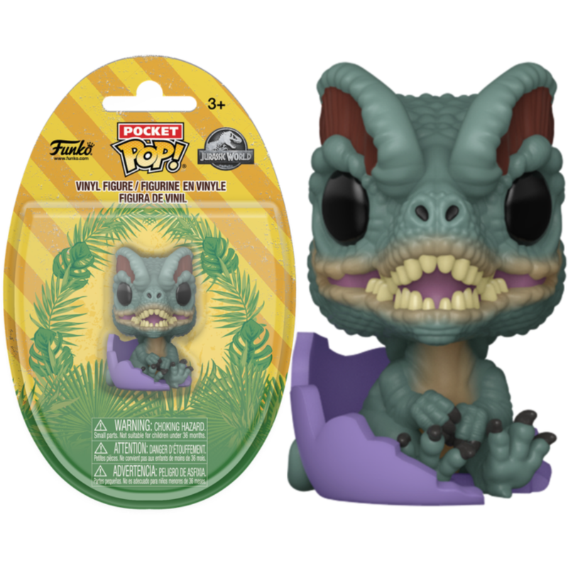Jurassic Park - Dilophosaurus Hatching Pocket Pop! Vinyl Figure