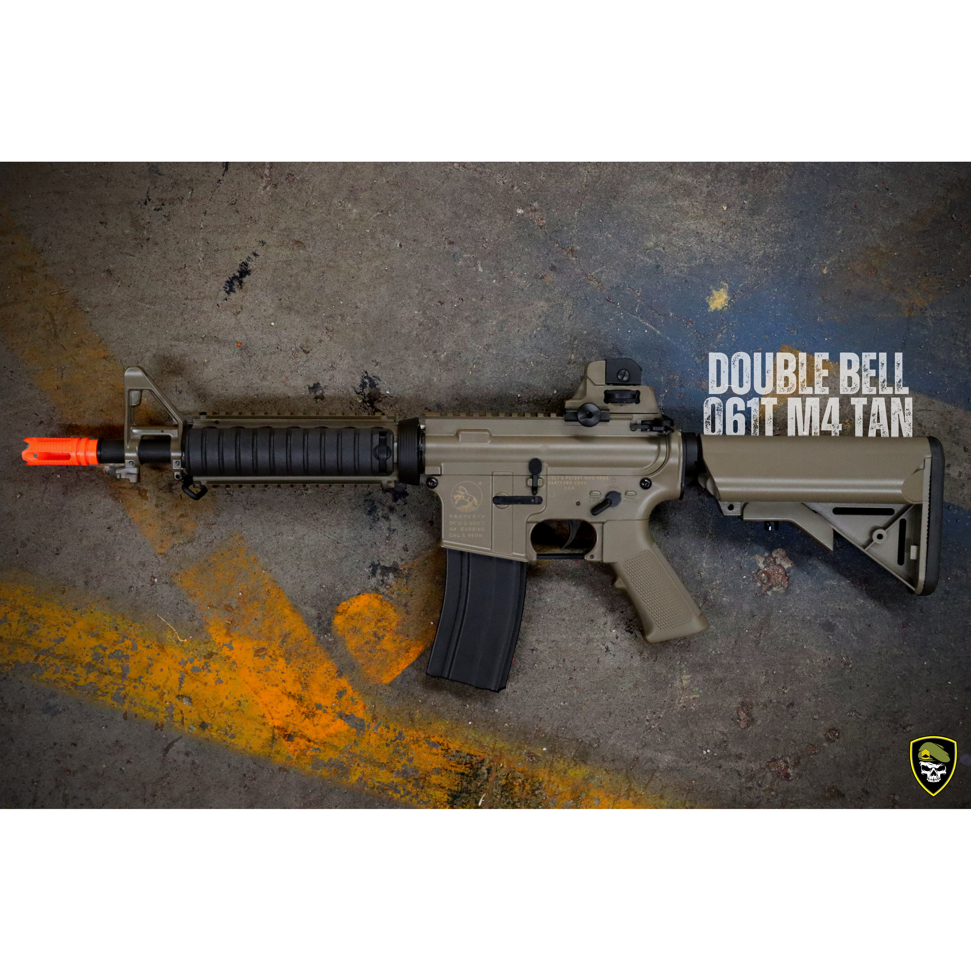 DOUBLE BELL 061T M4 CQB Gel Blaster (Colour: Tan) – Command