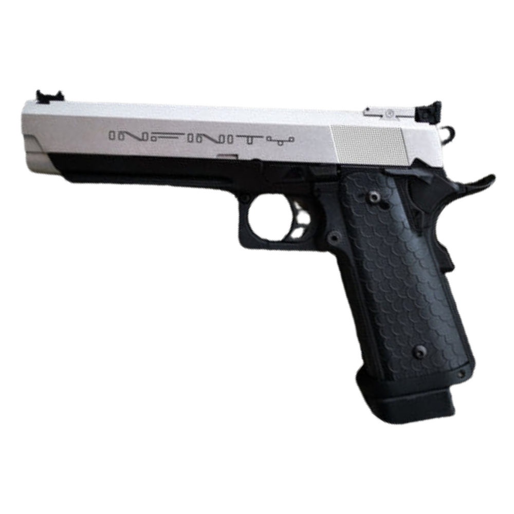 مسدس مزدوج الجرس HI-CAPA INFINITY 5.1 GBB GEL BLASTER (فضي)