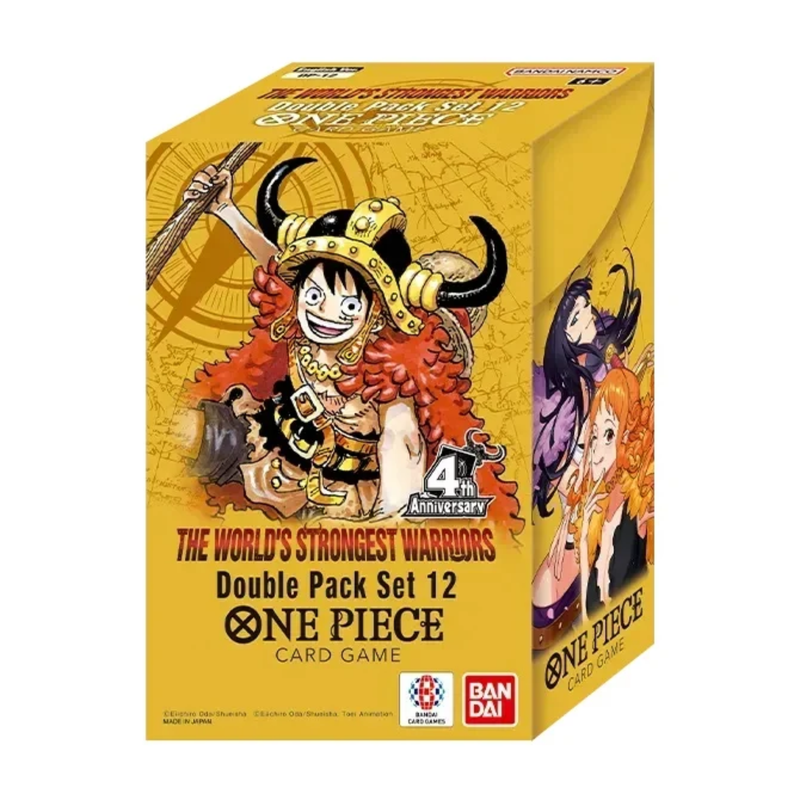 One Piece Card Game: The World's Strongest Warriors Double Pack Display [DP-12] - Sealed Display
