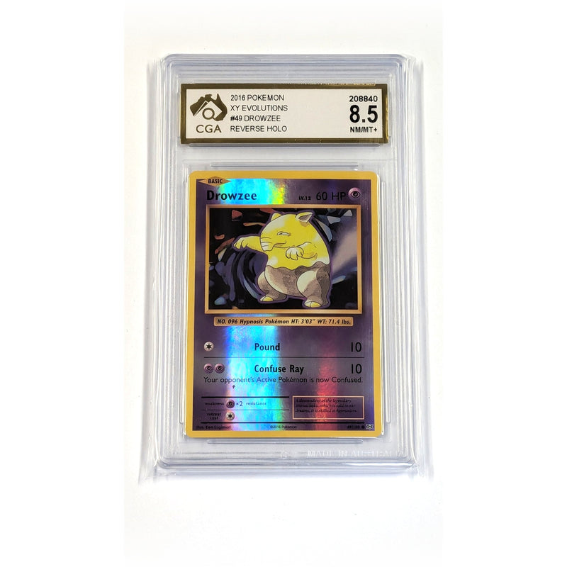 CGA Graded Pokemon XY: Evolutions #49 Drowzee - Graded