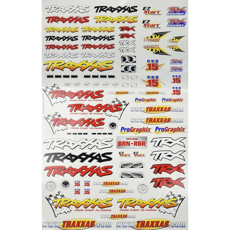 TRAXXAS OFFICIAL TEAM DECAL SET