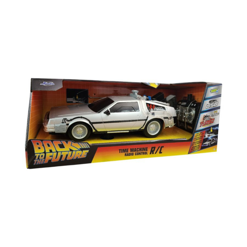 Back to the Future - DeLorean Time Machine R/C 1/16th Scale Remote Control Vehicle Replica