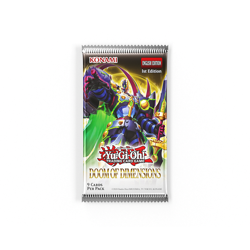 Yu-Gi-Oh! Doom Of Dimensions Single Booster Pack