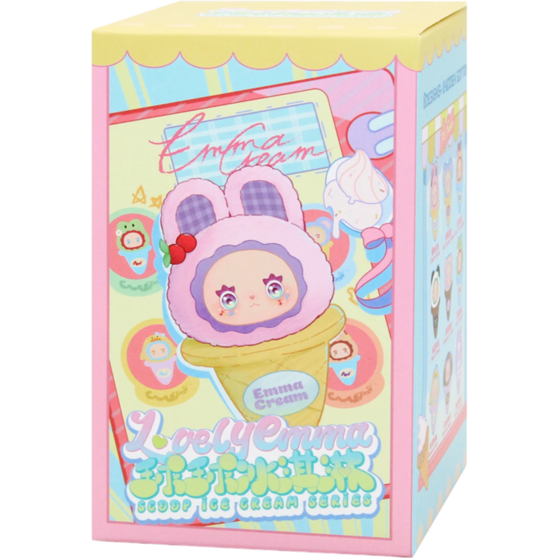 Lovely Emma - Scoop Ice Cream Series Plush Blind Box Vinyl Plush (Single Unit)