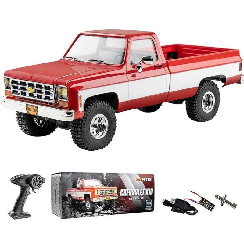 
                  
                    FMS 1/18 Chevy K10 4WD RC Crawler 11808-RC CAR-FMS-ProHobbies
                  
                