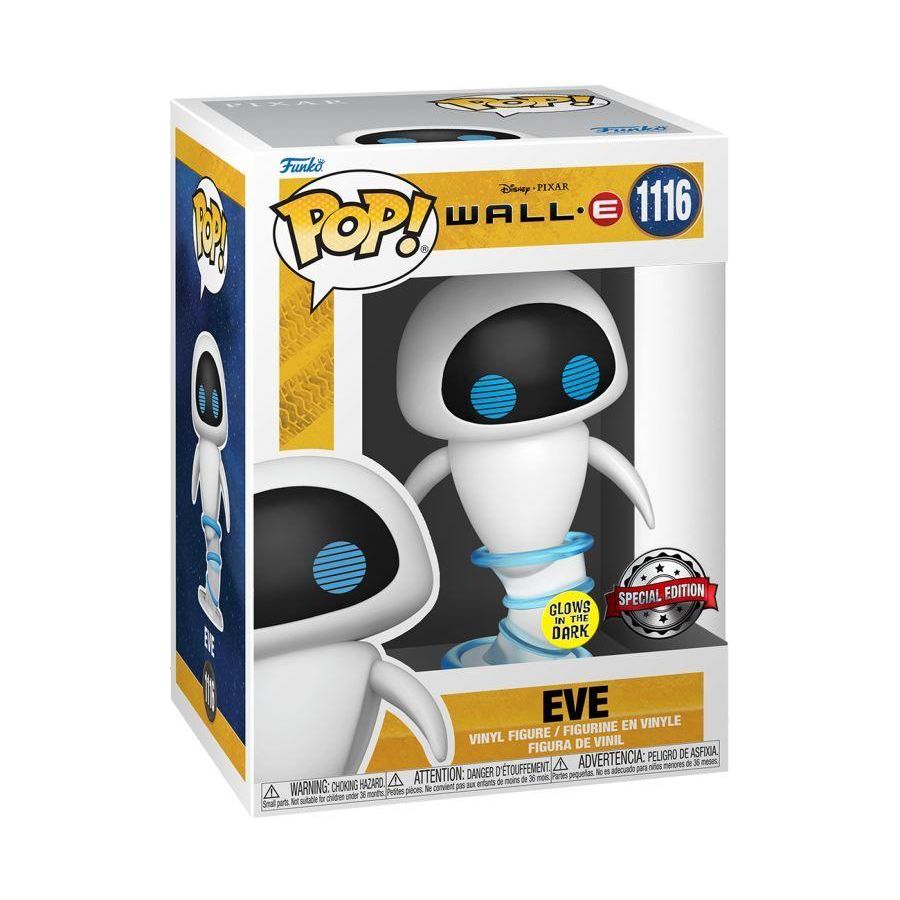 Wall-E - Eve Flying Glow US Exclusive Pop! Vinyl [RS]-Collectible-IKON-ProHobbies