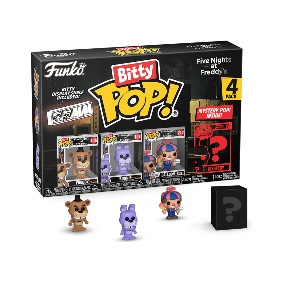 Five Nights at Freddy's - Freddy Bitty Pop! 4-Pack-Collectible-IKON-ProHobbies