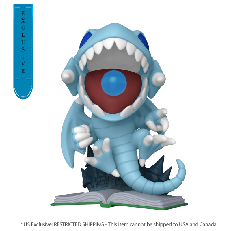 Yu-Gi-Oh - Blue Eyes Toon Dragon US Exclusive Glow 6" Pop! Vinyl [RS]