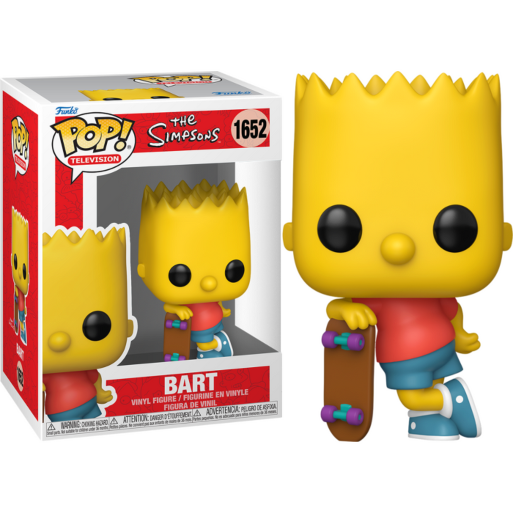 The Simpsons - Bart with Skateboard Pop! Vinyl Figure