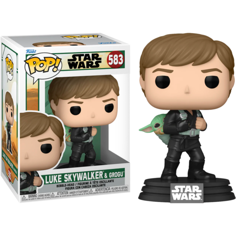 Star Wars: The Book of Boba Fett - Luke Skywalker & Grogu Pop! Vinyl Figure