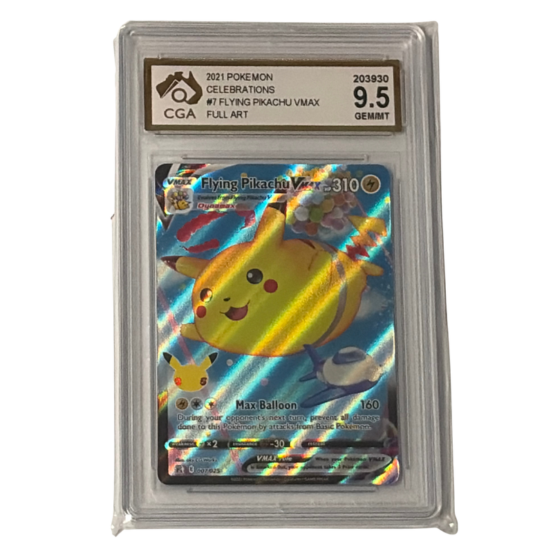 CGA Graded Pokemon Celebrations #7 Flying Pikachu VMAX - Graded