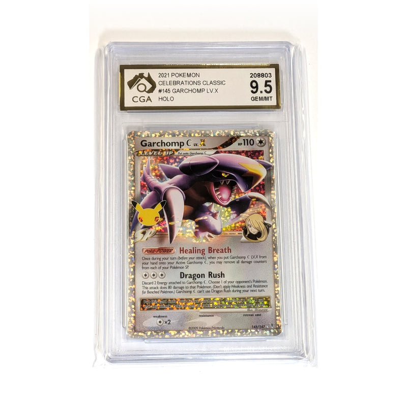 CGA Graded Pokemon Platinum: Supreme Victors #145 Garchomp C LV.X - Graded 9.5