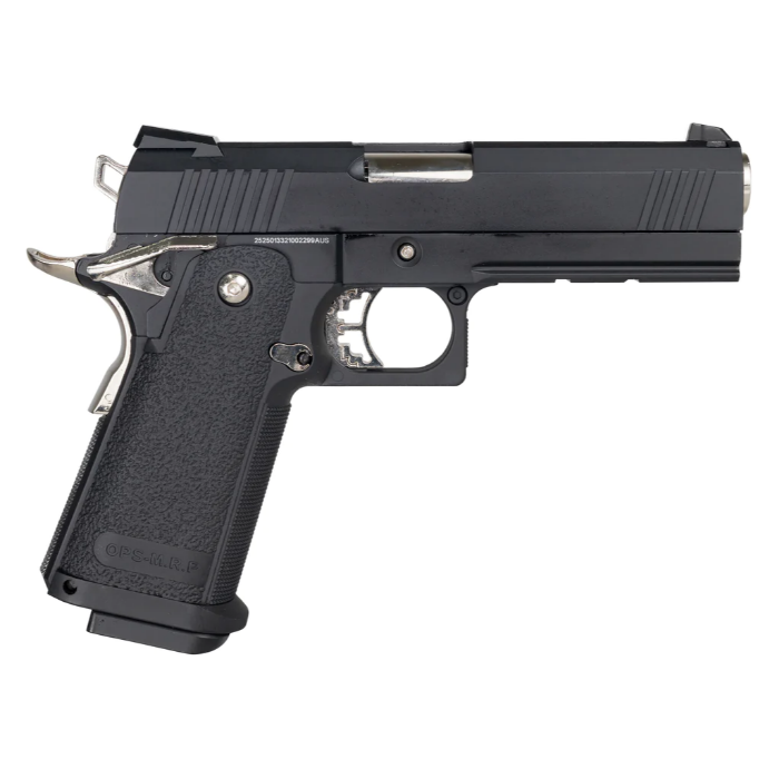 
                  
                    GOLDEN EAGLE 2011 (G3302) Hi-Capa 5.1 OPS-MRP Gas Gel Blaster
                  
                