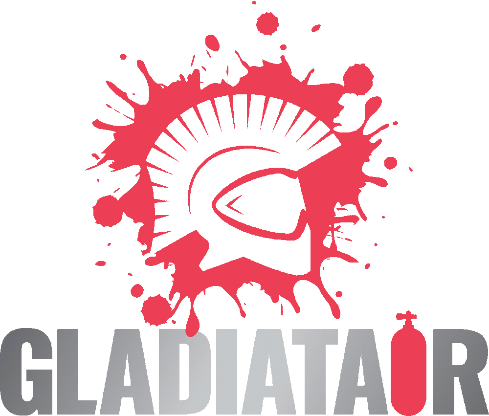 Gladiatair Aus made paintball and gel blaster HPA tanks. High quality Alloy, Carbon, U48, U88, U68, 