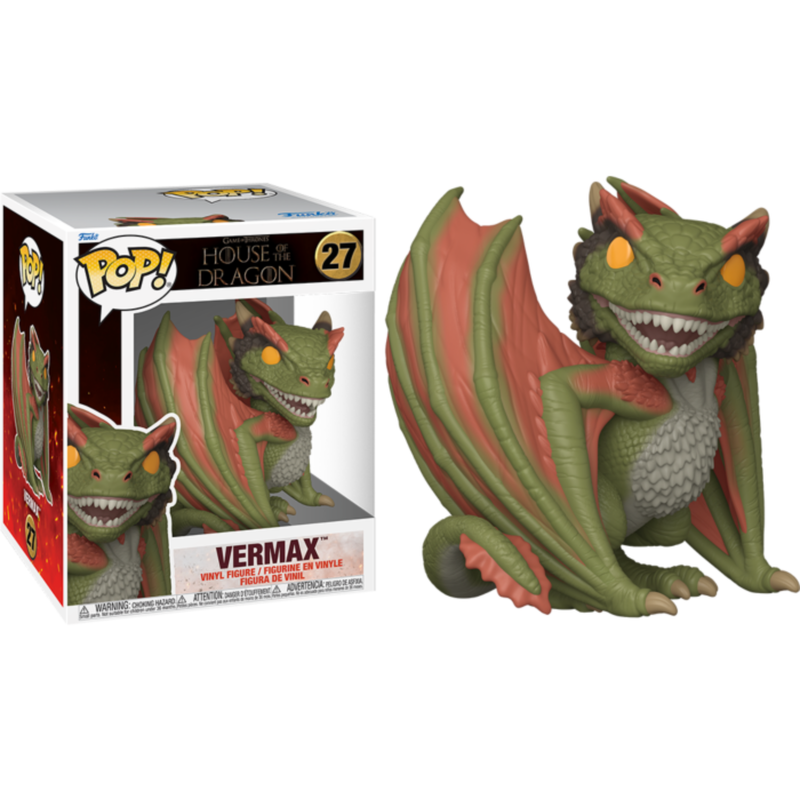 Game of Thrones: House of the Dragon - Vermax 6" Super Sized Pop! Vinyl Figure
