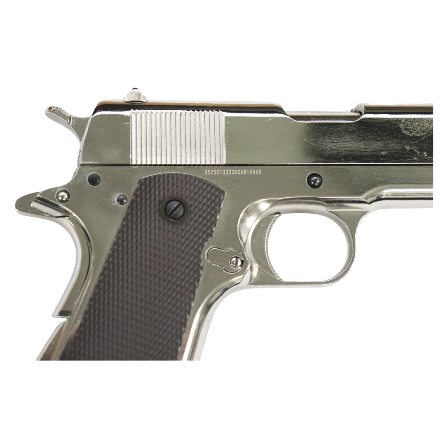 
                  
                    Golden Eagle 1911 3305sv laser engraved chrome gbb gel blaster pistol
                  
                