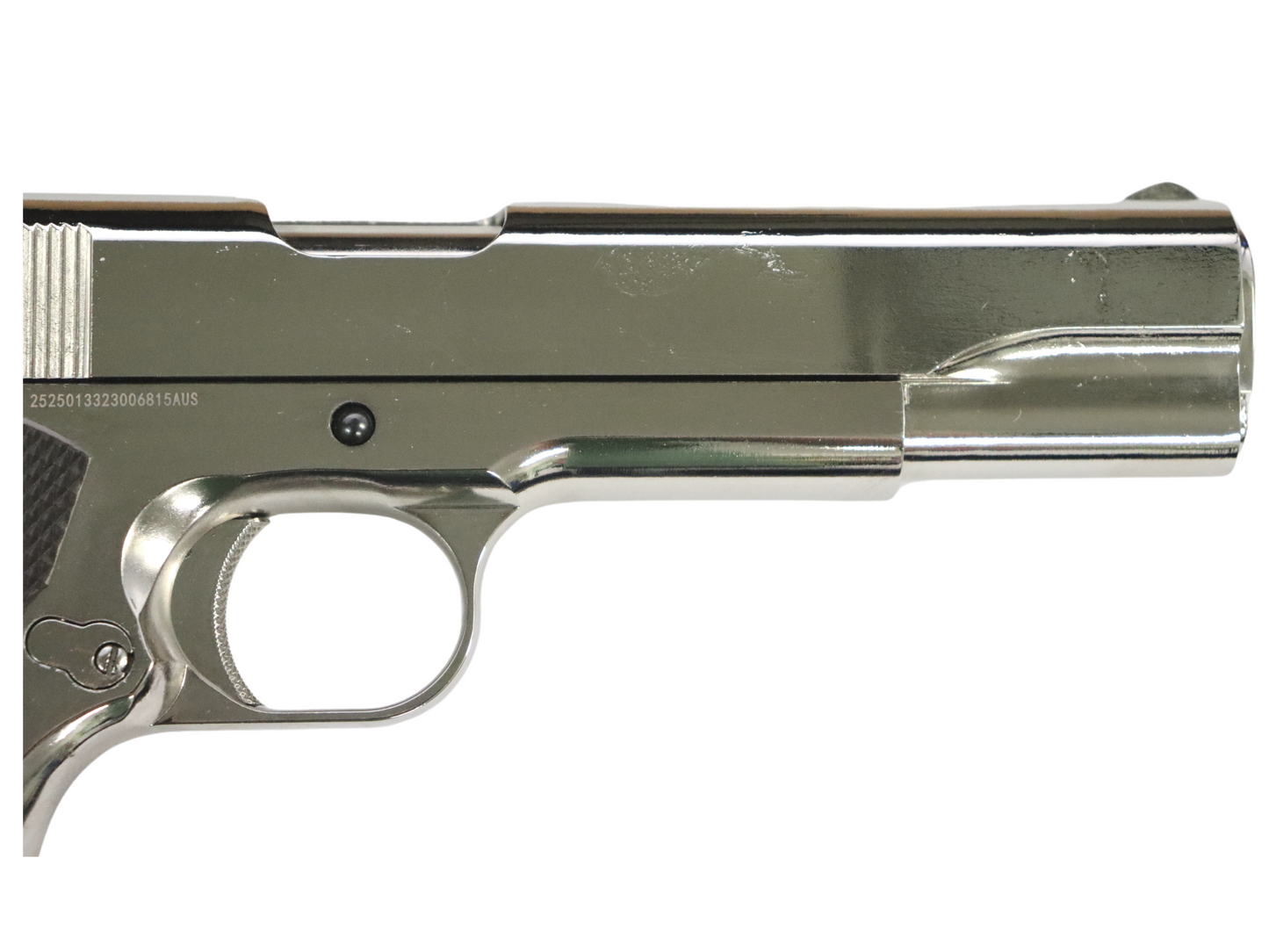 
                  
                    Golden Eagle 1911 3305sv laser engraved chrome gbb gel blaster pistol
                  
                