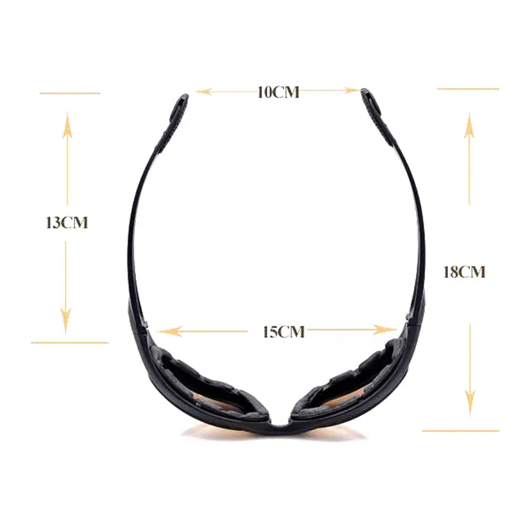 
                  
                    نظارات مبطنة للسلامة التكتيكية مع 4 خيارات للعدسات وحقيبة ناعمة
                  
                