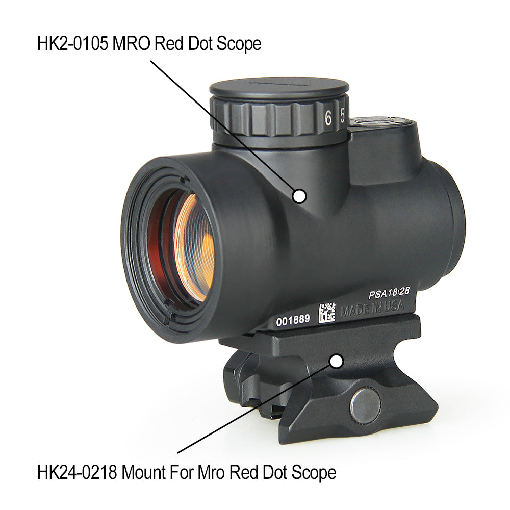 CL2-0105 + CL24-0225 نطاق النقطة الحمراء المتماثلة Trijicon