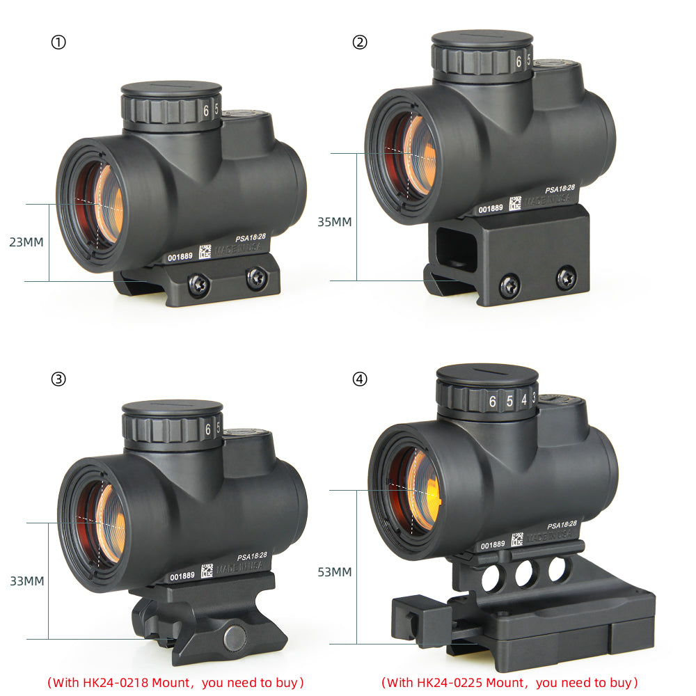 
                  
                    CL2-0105 + CL24-0225 نطاق النقطة الحمراء المتماثلة Trijicon
                  
                