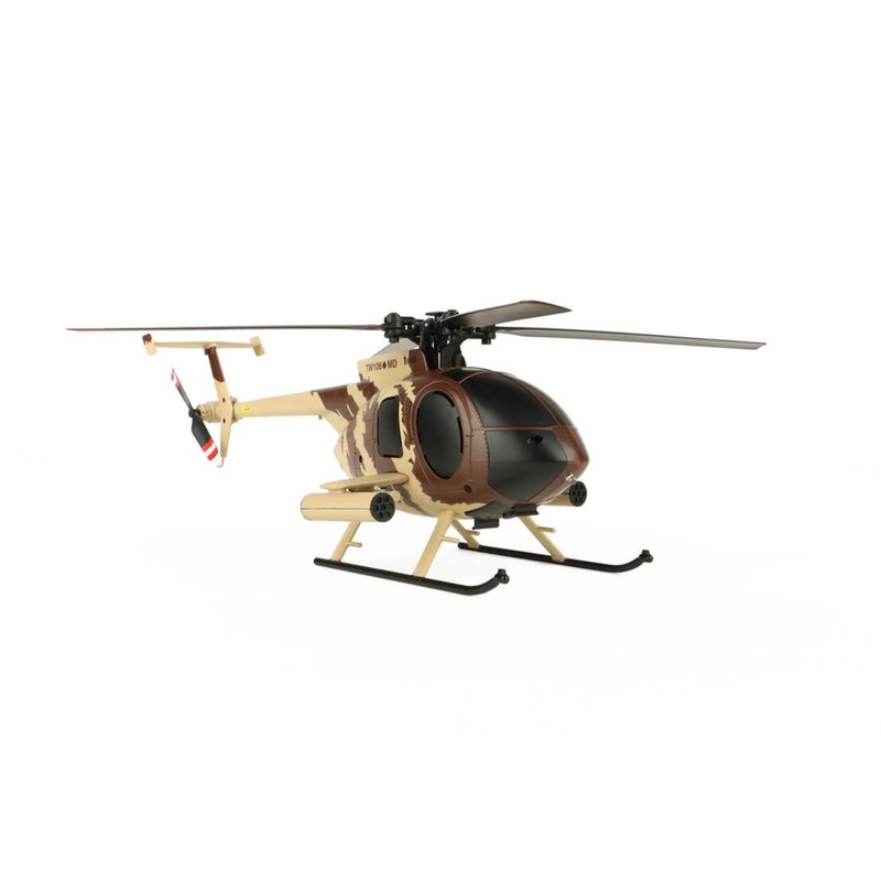 Twister MD500 Scale 250 Flybarless Helicopter with 6 Axis Stabilisation and Altitude Hold (military)