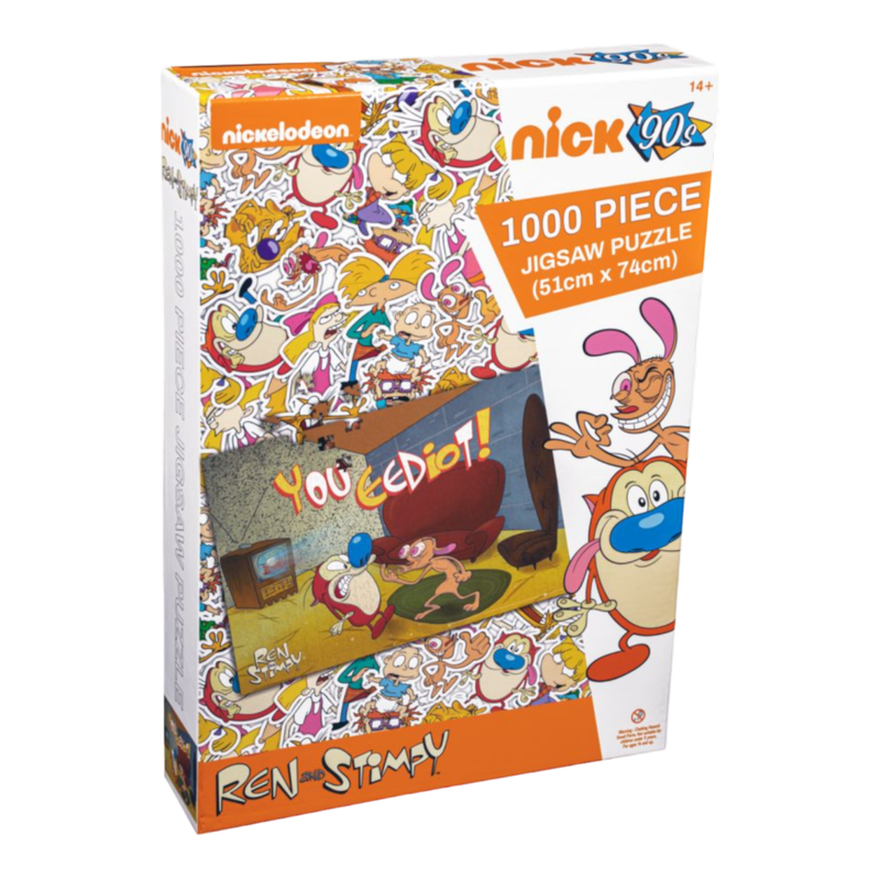 Ren and Stimpy - You Eediot 1000 piece Jigsaw Puzzle