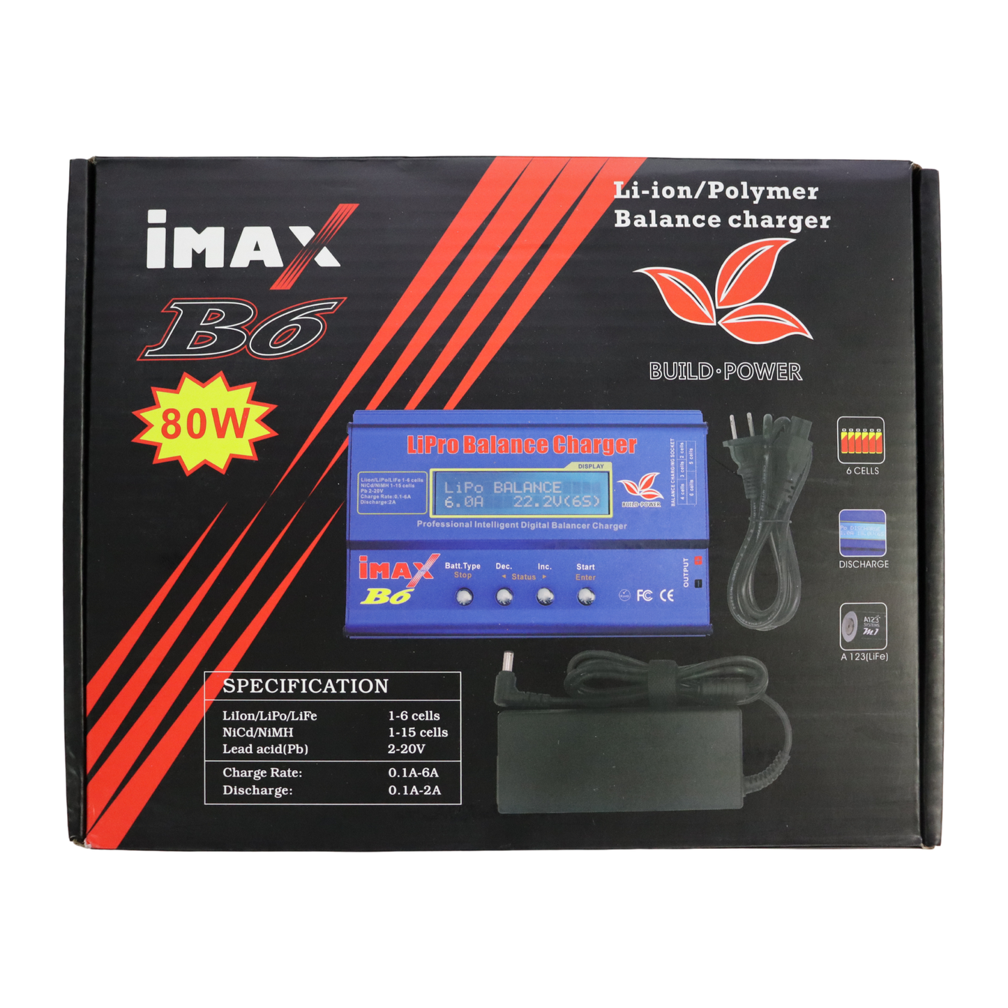 
                  
                    IMAX B6 CHARGER +15V 6A ADAPTER+ AU PLUG-ESSENTIALS-IMAX RC-ProHobbies
                  
                