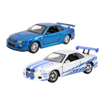 Fast & Furious - Brian's Nissan Skyline GT-R Twin Pack 1:32 Scale