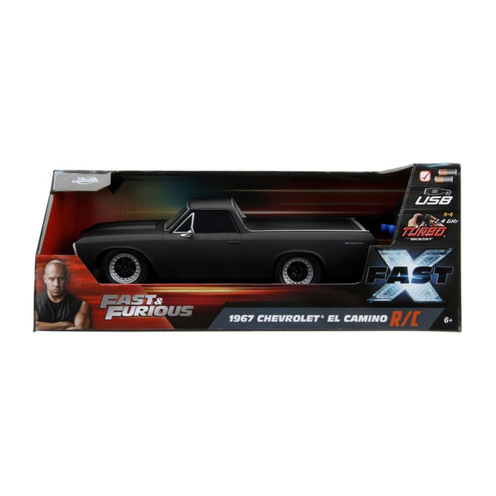 Fast & Furious - 1967 Chev El Camino 1:16 Scale Remote Control Car-Jada Toys-ProHobbies