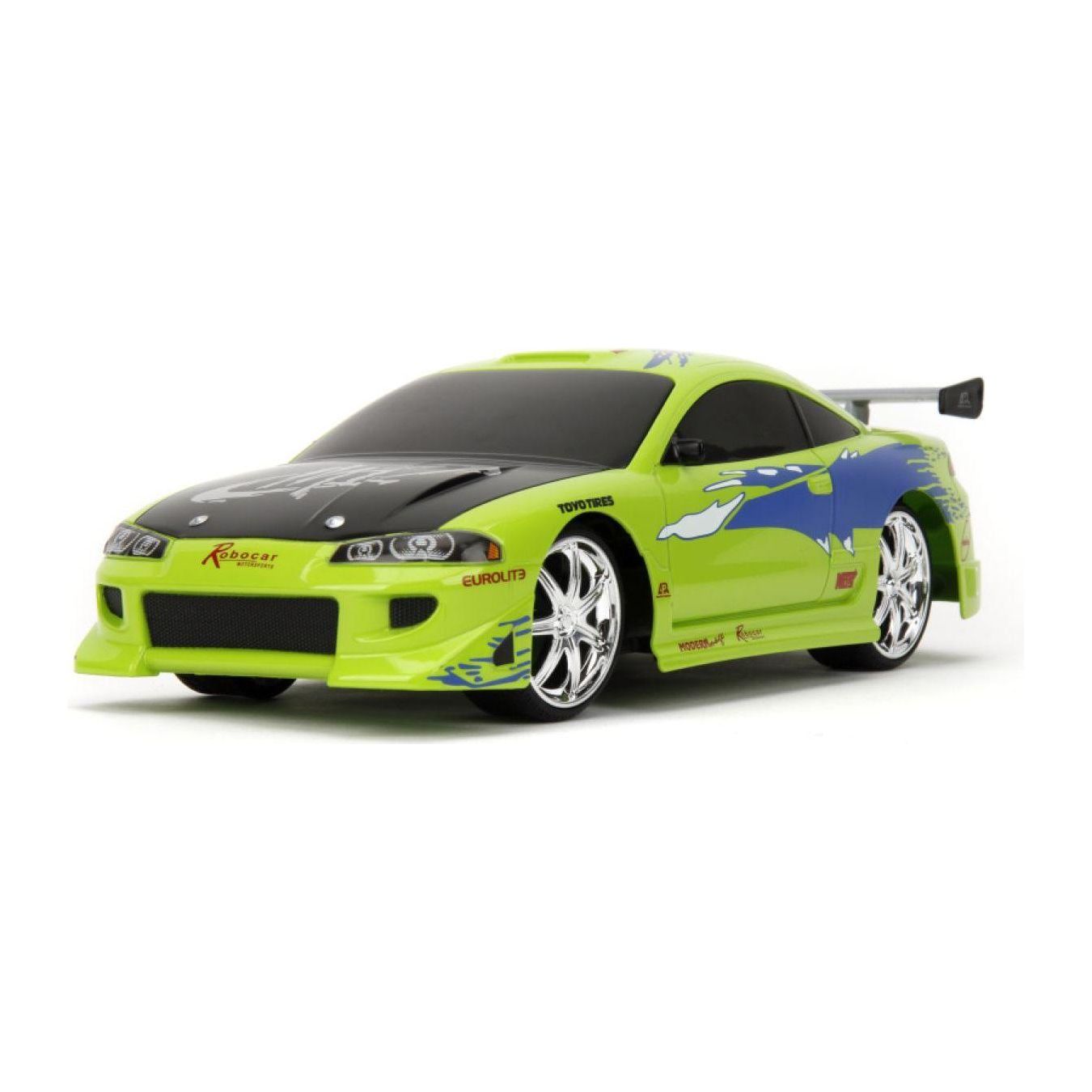 Fast and Furious - 1995 Mitsubishi Eclipse 1:16 Scale Remote Control Car-Jada Toys-ProHobbies